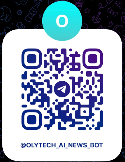 QR code for @OLYTech_AI_News_bot on Telegram